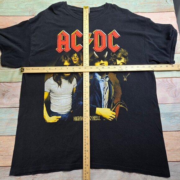 AC/DC Highway to Hell 2001 Gildan Heavy Black Tee, Men's XL - Picture 4 of 6